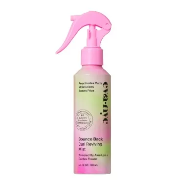 Eva NYC Bounce Back Curl Reviving Hair Mist, Hydrating Curl Refresher Spray for Curly Hair, Curl Spray with Aloe, GMO-Free Curly Hair Products, Curly Hair Texture Spray, 5.4 fl oz