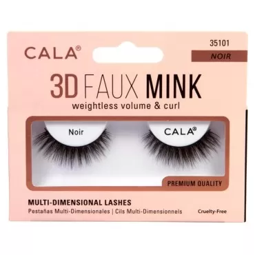 3D FAUX MINK LASHES: NOIR...