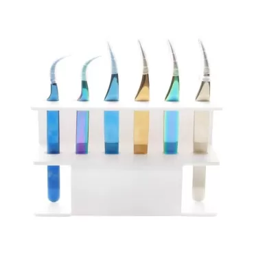 Mekupeu 6 Holes Acrylic Tweezers Holder Eyelash Ex...
