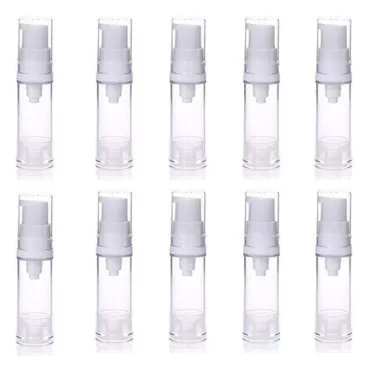 10pcs Airless Pump Press Bottle Empty Plastic Vacu...