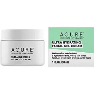 Acure Ultra Hydrating Facial Gel Cream, 100% Vegan...