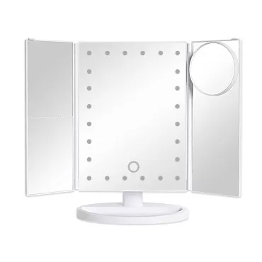 bemelux Tri-fold Vanity Mirror Light with 10x Magn...