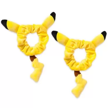 2 Pieces Cute Yellow Hair Scrunchies Hair Ties for...