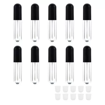 AJLTPA 10 Pieces Round Lip Gloss Tubes with Wand, ...