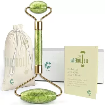 Cytari Chi Jade Rolling Kit 100% Natural Jade Roll...