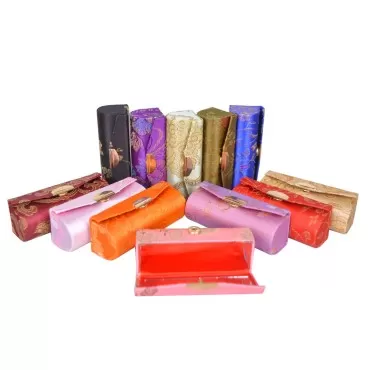 Bleiou 12 Pcs Lipstick Case with Mirror Floral Des...