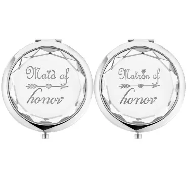 2 Pack Bridesmaid Proposal Gifts,1 Maid of Honor m...