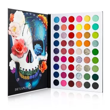 Afflano La Catrina Makeup Pallet Colorful Eyeshado...