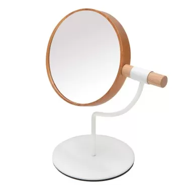 YEAKE Desk Table Mirror with Mental Stand, 3X Magn...