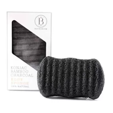 Bathorium Konjac Natural Bamboo Charcoal Body Spon...