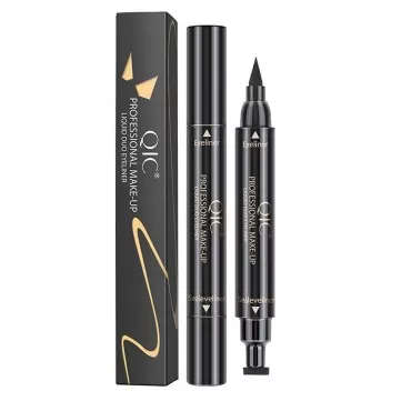 Magik QIC Winged Eyeliner Stamp Waterproof Long Lasting Liquid Eye Pen Makeup Tool Kit (#2 Big Stamp)