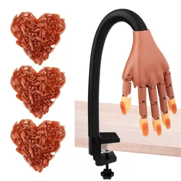 Nail Training Hand for Acrylic Nails, Fake Hand fo...