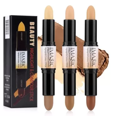 DELISOUL 6 Colors Highlight and Contour Stick,Dual...