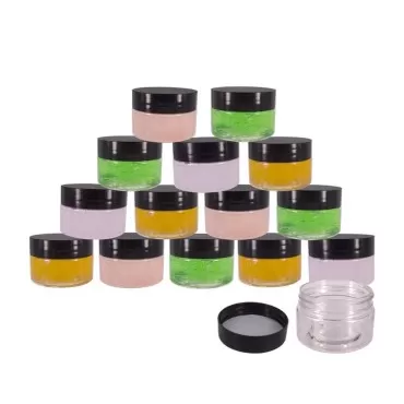 zmybcpack 40 Pack 1 OZ Clear Plastic Slime Jars Wi...