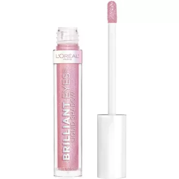 L'Oreal Paris Brilliant Eyes Shimmer Liquid Eye Shadow, Longwearing Lasting Shimmer, Crease Resistant, Flake-Proof, Precision Applicator, Quick Dry, Non-Greasy, Atomic Crush, 0.1 oz.
