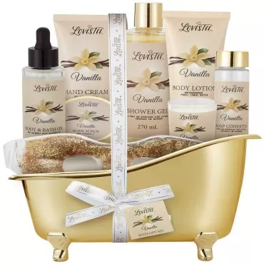 Christmas Spa Gift Basket for Women, Vanilla Bath ...