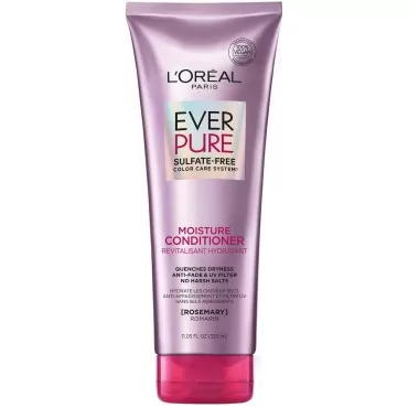 L'Oreal Paris EverPure Moisture Sulfate Free Conditioner for Color-Treated Hair, Rosemary, 11 Fl; Oz