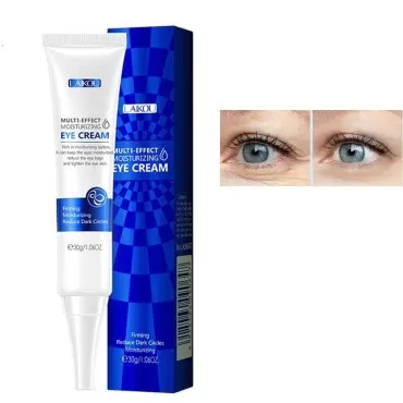 MIESCHER Moisturizing Eye Cream Multi-Effect Eye Essence Remove Eye Bags Dark Circle Fine Line Skin Care Under Eye Cream Treatment for Fine Wrinkles and Puffiness Treatment (Moisturizing Blue)