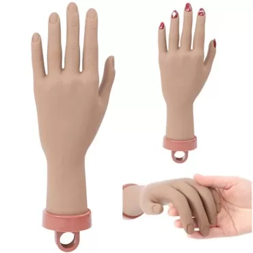 Nail Mannequin Hand, Nail Hand Practice Fake Hand ...