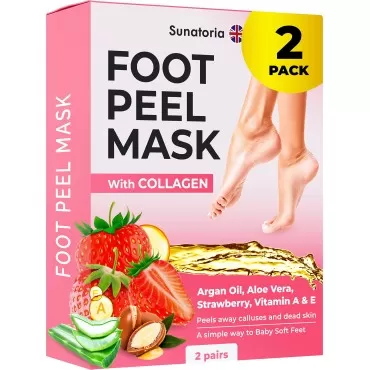 SUNATORIA Foot Peel Mask - Dermatologically Tested...