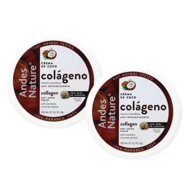 Andes Nature Coconut Cream, with Collagen and Snai...