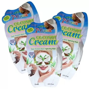 7Th Heaven Coconut Cream Mask, Face Mask with Coco...