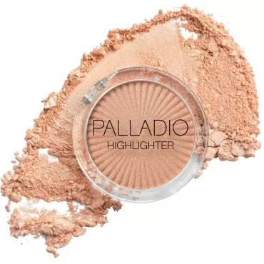 Palladio Sunkissed Highlighter, Creamy Soft Makeup Powder, Radiant Shades, Sculpts and Defines Facial Glow, Highlights, Achieves a Luminous Natural Glow, Long Lasting, Sunset