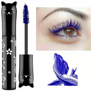 Blue Lashes Extensions Mascara Makeup Voluminous O...