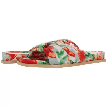 Dolce Vita Garit Red Floral Satin 7 M