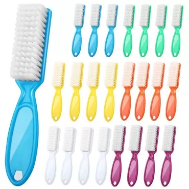 DAYGOS 24pcs Handle Grip Nail Brush - Finger Nail ...