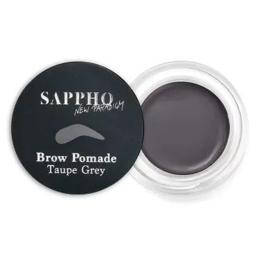SAPPHO New Paradigm - Organic Brow Pomade | Clean, Vegan, Cruelty-Free Makeup (1 - Taupe Grey)