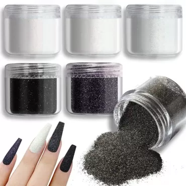 Allstarry 6 Colors Nail Glitter Powder Holographic...
