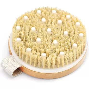 Dry Brushing Body Brush, POPCHOSE Exfoliating Body...