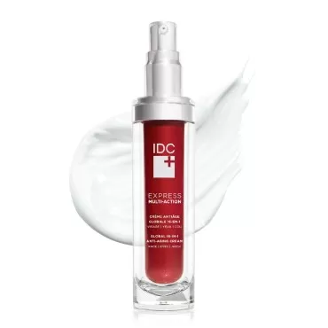 IDC Dermo Express Multi-Action 16-In-1 Anti Aging & Antioxidant Cream - 1 fl oz - Anti Aging Face, Eyes & Neck Cream Moisturizer for Wrinkles - Vegan Antiaging Moisturizer Cream for Men & Women
