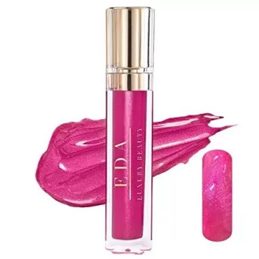 EDA LUXURY BEAUTY PINK BOMB DIAMOND SHINE LIP GLOSS Full Coverage High Pigmented Creamy Color Super Shiny Professional Makeup Long Lasting Liquid Lipstick