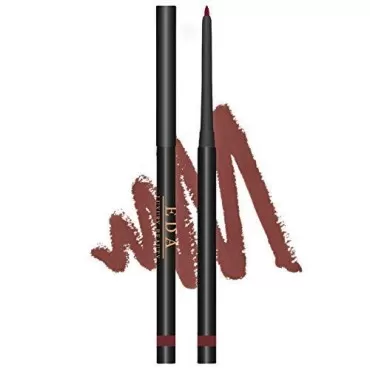 EDA LUXURY BEAUTY SWEET KISS BROWN RETRACTABLE LIP LINER Creamy Smooth Formula High Pigmented Professional Makeup Long Lasting Waterproof Twist Up Mechanical Automatic Lip Color Pencil