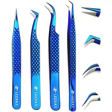 Leenax 4 Pcs Micro Fiber Tip Diamond Grip Stainles...