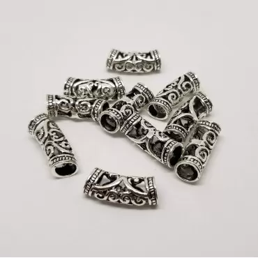 zhako 10pcs Hair Clips Dreadlocks Tubes Beads Hair...