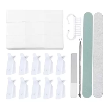 BLUERISE Nail Polish Gel Remover Tools Kit 400PCS ...