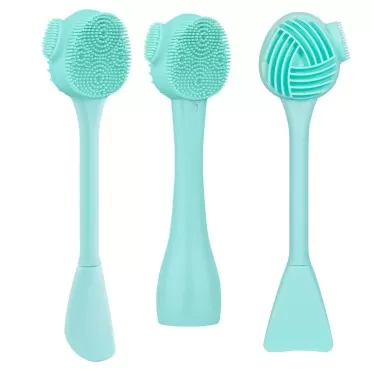 Silicone Facial Cleansing Brush 3 Pack, Beomeen 4 ...