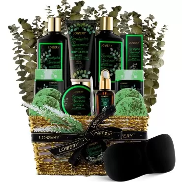 Christmas Eucalyptus Spearmint Bath Set, Aromather...