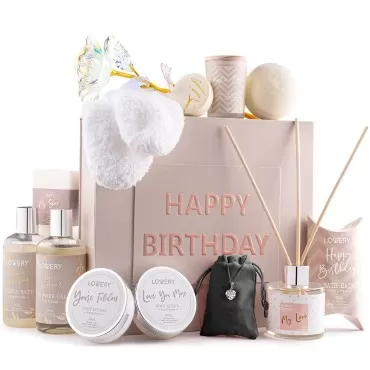 Birthday Gifts for Women, Birthday Spa Gift Basket...