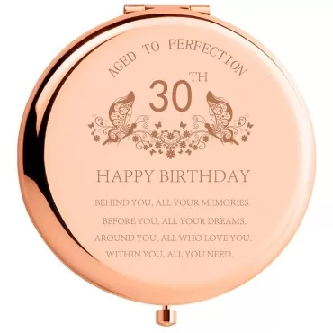 30th Birthday Gift for Women Stainless Steel Porta...