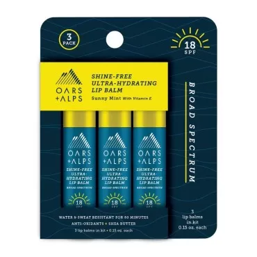 Oars + Alps Shine Free Lip Balm and SPF 18 Sunscre...