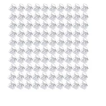 100pcs 1cm clear Mini Hair Claw Clips Plastic Claw...