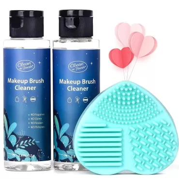 Clean-n-Fresh Makeup Brush Cleaner Set For Brushes...