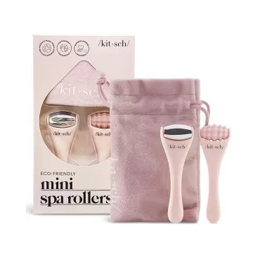 Kitsch Mini Ice Roller & Mini Face Roller Set with...