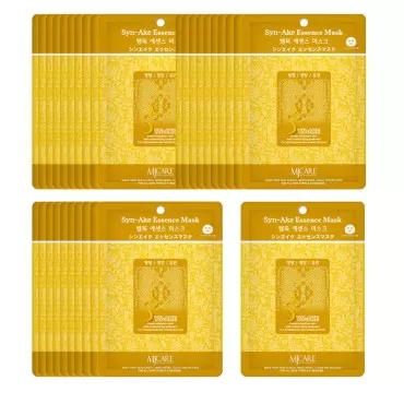 The Elixir Pack of 31, Beauty MJ Korean Cosmetic Full Face Collagen Synake Essence Pack Sheet for Vitality, Clarity, Moisturizing, Relaxing