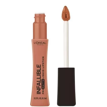 L’Oréal Paris Infallible Pro Matte Liquid Lipstick, Long-Lasting Intense Matte Color, Up to 16HR Wear, highly pigmented, full coverage liquid lipstick, Barely Sunset, 0.21 fl. oz.