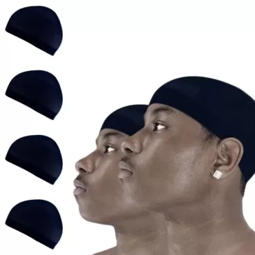 4 Pcs Wave Cap Stocking Caps Stretch Compression L...